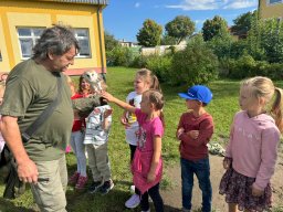 Ukázka výcviku dravců